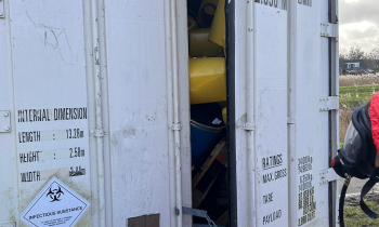Lekkend ziekenhuisafval incident