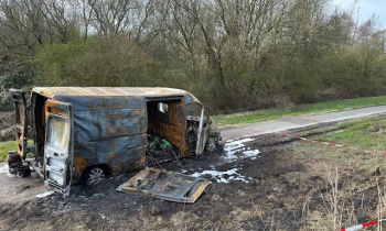 voertuig brand met onbekende chemische stof