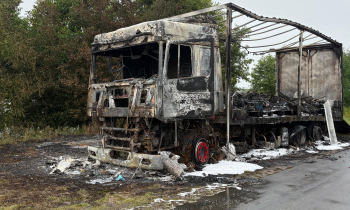 brand vrachtwagen