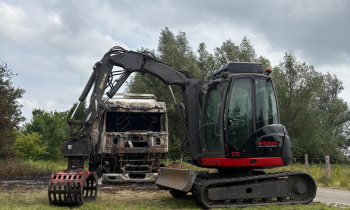brand vrachtwagen